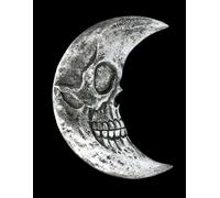 Scatola Teschio Luna Argento Alchemy Inghilterra Porta Gioielli Gothic