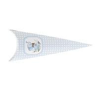 Scatola tipo cono busta Elefantino colore Azzurro h 19 confezione 10 pz