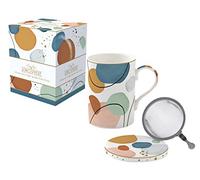 SCATOLA TISANIERE 35 cl IN PORCELLANA CON FILTRO INOX SHAPES