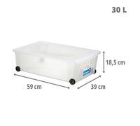 Scatola Trasparente Visual Box Contenitore Multiuso Salvaspazio Coperchio
