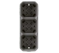 Scatola tripla da incasso con passaggio NUOVA PLEXO 55 069680L