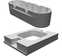 Scatola Tripla Incasso per Standard EU KOPOS - Compatibile Keystone HDMI 60mm