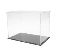 Scatola Vetrina Espositore Antipolvere Display Acrilico Cristallino Polistirene