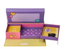 Scatola viola per gioielli e piccole cose