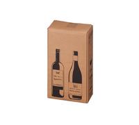Scatole per bottiglie Wine Pack conf. 10 pz Bong due bottiglie 222103010