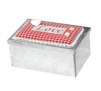 Scatola Zinco Country Love Cm18x12 Home