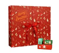 Scatole 'Avvento Per Le Festività - Calendario Vuoto Per Il Conto Alla Rovescia, Espositore Pieghevole In Carta, Supporti Fai-da-te Con Design Durevole, Set Di Imballaggi Decorativi | Divertente O