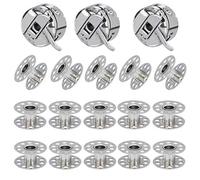 Scatole Bobine per Macchine Cucire Metallo 15PCS Bobine Macchine Cucire, 3PCS Custodia Bobina Macchina Cucire Compatibile con Bobine Regolari Fratello Janome Elna Bernina Singer