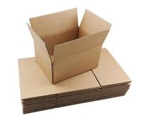 Scatole cartone 26x10x5: opzioni 26x10x5 -> 26x10x20 - set 10 pezzi, mono onda - scatole piccole per spedizioni, imballaggio, e-commerce, regali, confezioni - JUSTFOLDME