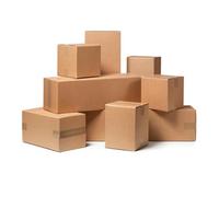 Scatole Cartone Avana 50x35x30cm Scatoloni Imballaggio Spedizioni Cartoni Trasloco Scatoli in cartone Ondulato Leggere Solide e Resistenti - set da 20 - Made in Italy