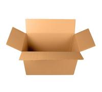 Scatole Cartone Doppia Onda 60x40x40 cm - Pack da 10 Pezzi - Scatoloni Resistenti per Trasloco e Imballaggio | Scatola in Cartone per Spedizioni, Deposito e Organizzazione | Alta Durabilità e Protezio