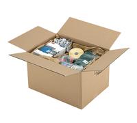 SCATOLE CARTONE IMBALLAGGIO SPEDIZIONE ondulato avana 70 x 35 x 30 cm