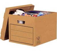 Scatole Cartone per Archivio, Scatola per Tutti Gli Usi, Dimensioni 32 X 25 X 39