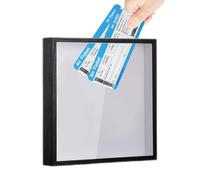 Scatole Con Cornice Di Souvenir 22x22cm/8,6x8,6in | Scatola Di Souvenir Portatile Di Viaggio, Biglietti Di ViaggioScatola Di Raccolta Di Viaggio Di Souvenir Di Ombra