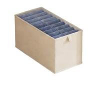 Scatole Contenitori Strette, Cestini Contenitori Lunghi Per Organizzare Gli Armadi, Contenitori Pieghevoli Salvaspazio, Contenitori Per Calzini E Biancheria Intima(2Pieces,L)