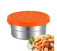 Scatole da gustare per tutti,Ciotole in acciaio inossidabile impermeabili con coperchio in silicone,Scatola da gustare per | per campeggio, spiaggia, all'aperto, vacanze e lunghe