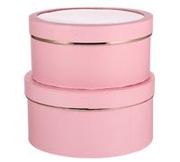 Scatole da regalo da 2 pezzi Flowers Boxes con coperchi per l'imballaggio di