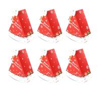 Scatole Decorative Per Natale - 6 Pezzi 3D Con Charme Natalizio - Organizzatore Per Gioielli Portatile - Per Esterno Casa Festa Compleanno Matrimonio Bambini Adulti Scuola Biscotto Cioccolato Gioielli