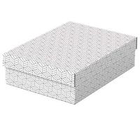 Scatole di archiviazione usa e getta Home 8.0 L - 26,5 x 36,0 x 10,0 cm bianco NEW