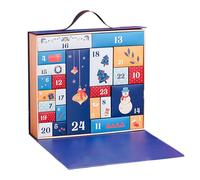 Scatole di calendario alla rovescia di Natale 24 giorni - Confezione regalo per snack, sorprese e decorazioni per le vacanze | Calendario di Natale multifunzionale per il soggiorno, camera da letto