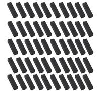 Scatole di carta, 50 pezzi, colore nero, con coperchio, contenitore per rossetto, design rettangolare, dimensioni 2,5 cm x 2,5 cm x 8,5 cm, oli essenziali e confezioni personalizzate