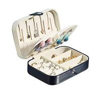 Scatole di custodia dei gioielli di viaggio dell'organizzatore di gioielli(Deep Blue)