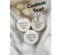 Scatole di legno vintage personalizzate per la conservazione del cordone ombelicale e dei capelli, regali perfetti per i nuovi genitori, soluzioni di archiviazione facili da usare, cestini, scatole e 