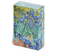 Scatole DI Metallo per Sigarette Pittore Van Gogh Pittura I Iris