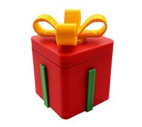 Scatole di Natale, Decorazioni stagionali Versatili, 7x5 cm, Box per Le Vacanze al Centro del Tavolo, Scatola di imballaggi Regalo Festivi, Stampato in 3D, Ideale per tavoli da mensola o scaffali