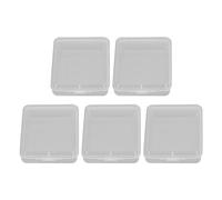 Scatole di stoccaggio in plastica chior elaborate rettangolare gioiello artigianato 5pcs