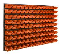 Scatole impilabili Scaffale a muro Contenitori arancioni Stoccaggio Tool Wall