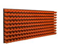 Scatole impilabili Scaffale a muro Contenitori arancioni Stoccaggio Tool Wall