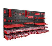Scatole impilabili Scaffale muro Contenitori Portautensili XXL rosso Tool Wall