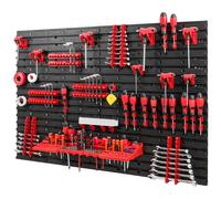 Scatole impilabili set 4 x scaffale a parete portautensili sistema di stoccaggio