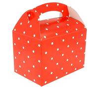 Scatole Multiusos "Puntini" 320 G/M2 17X16X10 Cm Rosso Cartone - 50 Unità