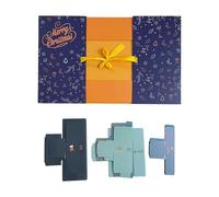 Scatole natalizie vuote, 24 giorni, conto alla rovescia, calendario vuote, 24 scatole colorate per impostare e riempire, calendari fai da te per il conto alla rovescia di Natale, per bambini e adulti