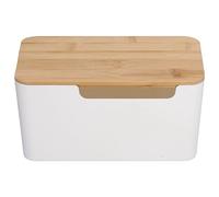 Scatole organizer per cavi, scatola di gestione dei cavi di sicurezza in plastica che nasconde una ciabatta elegante con un coperchio in legno per computer Cavi per TV Cavi per spegni cavo