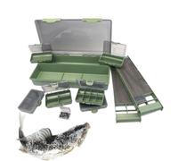 Scatole Per Attrezzi Da - 9 Pezzi Grande Capacità Coperchio Trasparente Organizzatore per Conservazione | Archiviazione Per Attrezzatura Da,per Appassionati Principianti Famiglia Amici Uomo Donna