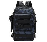 Scatole per attrezzi da pesca, Borsa da pesca con tracolla, zaino, borsa petto for uomo, multicolore, for sport all'aria aperta(Black Gray)