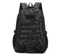 Scatole per attrezzi da pesca, Borsa da pesca nera e grigia for alla carpa, sport all'aria aperta, arrampicata, escursionismo, campeggio, viaggi(Black Gray)
