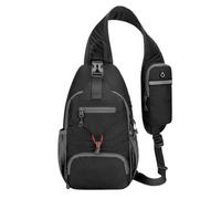 Scatole per attrezzi da pesca, Marsupio a tracolla da pesca multicolore for e sport all'aria aperta(Black)