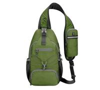 Scatole per attrezzi da pesca, Marsupio a tracolla da pesca multicolore for e sport all'aria aperta(Green)