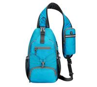 Scatole per attrezzi da pesca, Marsupio a tracolla da pesca multicolore for e sport all'aria aperta(Sky Blue)