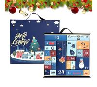 Scatole Per Calendario Avvento Di Natale,Scatola Per Il Conto Alla Rovescia Di Natale 24 Giorni | Design Vuoto per Compleanno Festa Halloween Adulti Ragazzi Bambini | Per Adulti Bambini Ragazze Comple