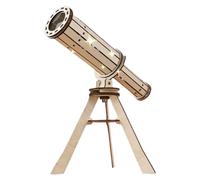 Scatole per esperimenti scientifici Telescopio in legno come giocattolo edu | Set di esperimenti di fisica per la costruzione di modelli per bambini, ragazzi, ragazze, studenti, lezioni in età prescolare