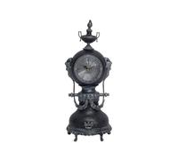 Scatole Per Gioielli Portagioie con cassetti e orologio Portagioie di lusso con musica retrò Portagioie in piedi Cofanetti E Scatole(Noir)