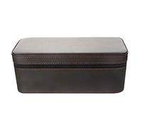 Scatole Per Gioielli Portagioie for bracciale con 11 slot e coperchio Scatola portagioielli portatile Scatola portagioielli in giada e giada Portagioie Cofanetti E Scatole(Brown)