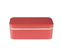 Scatole Per Gioielli Portagioie for bracciale con 11 slot e coperchio Scatola portagioielli portatile Scatola portagioielli in giada e giada Portagioie Cofanetti E Scatole(Orange)