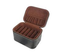 Scatole Per Gioielli Scatola portagioie a 5 griglie, portagioie da donna, portagioie con cerniera, organizer da viaggio for gioielli, portagioie Cofanetti E Scatole(Noir)