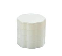 Scatole Per Gioielli Scatola portagioielli a 4 livelli Scatola portaoggetti for orecchini a forma di fiore a otto petali Torretta for anelli Portaoggetti for gioielli girevole a 360° Cofanetti E Scato